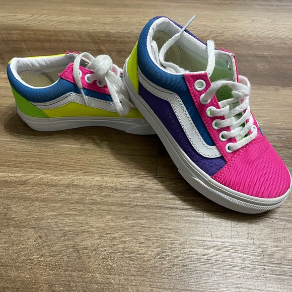 Girls multi-colored Vans classic - Picture 2 of 10